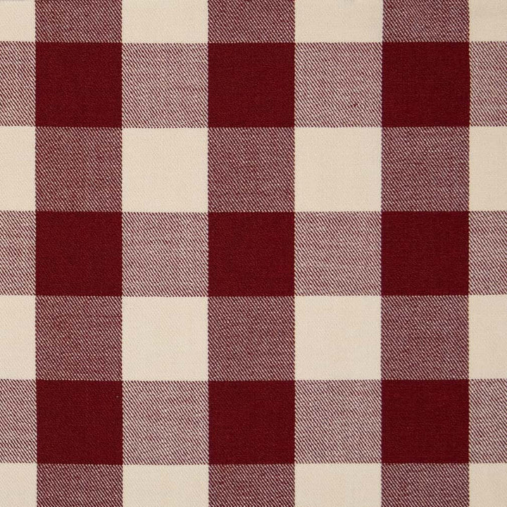 D2601 Buffalo Crimson by Charlotte Designer Fabric Classic Wovens 82% Polyester, 18% Acrylic Asia Exceeds 100,000 Wyzenbeek Rubs </p><p>Repeat: Horizontal 7.5" x Vertical 7.5" 54 Inches - Swanky Fabrics -