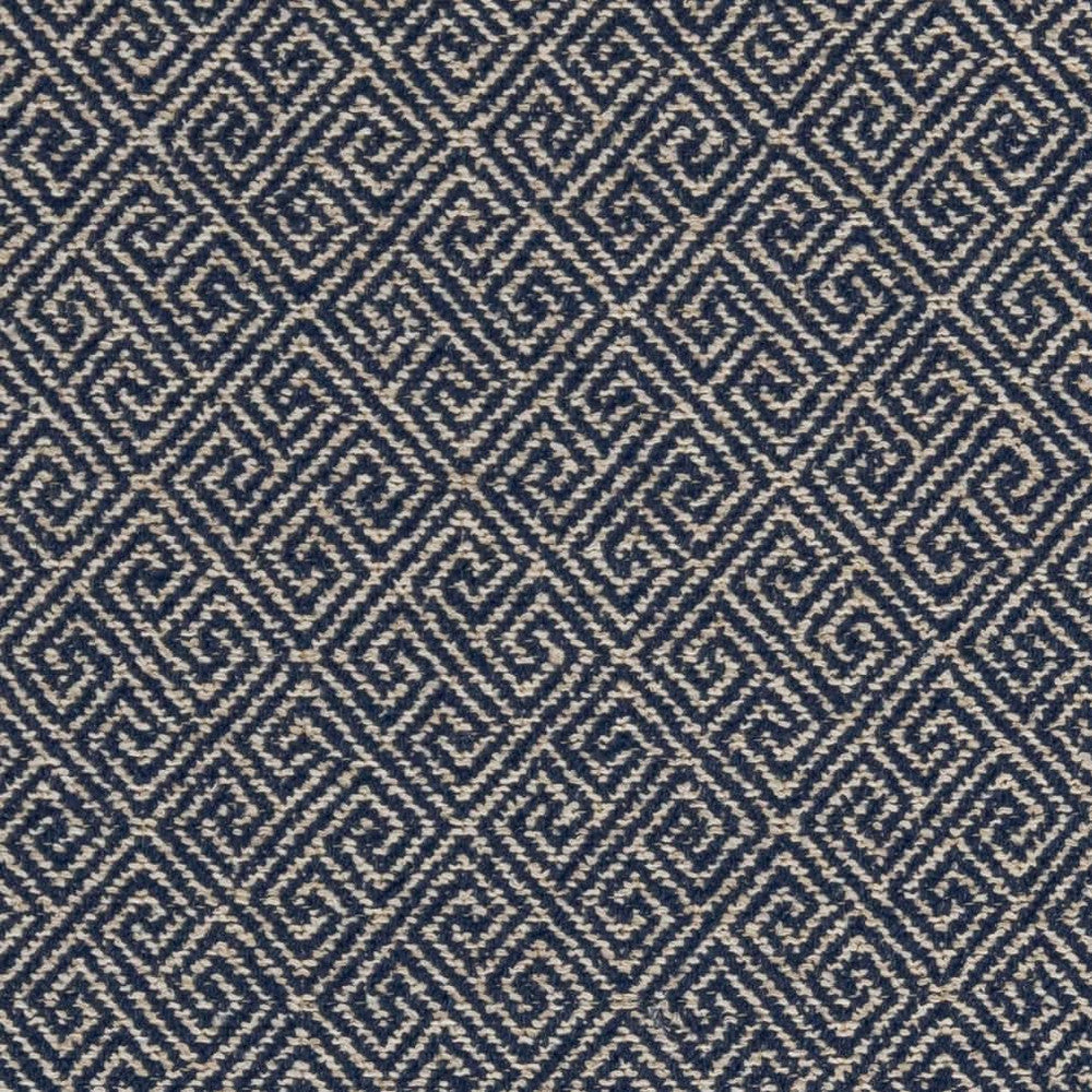 D2618 Greek Key Navy by Charlotte Designer Fabric Classic Wovens 64% Polyester, 36% Acrylic USA Exceeds 100,000 Wyzenbeek Rubs </p><p>Repeat: Horizontal 3" x Vertical 3" 54 Inches - Swanky Fabrics -