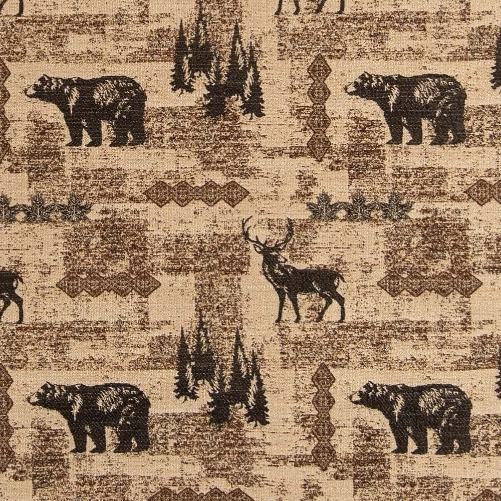 D2673 Woodland by Charlotte Designer Fabric Novelty Tapestry 100% Polyester Asia Exceeds 120,000 Wyzenbeek Rubs </p><p>Repeat: Horizontal 14" x Vertical 14" 54 Inches - Swanky Fabrics -