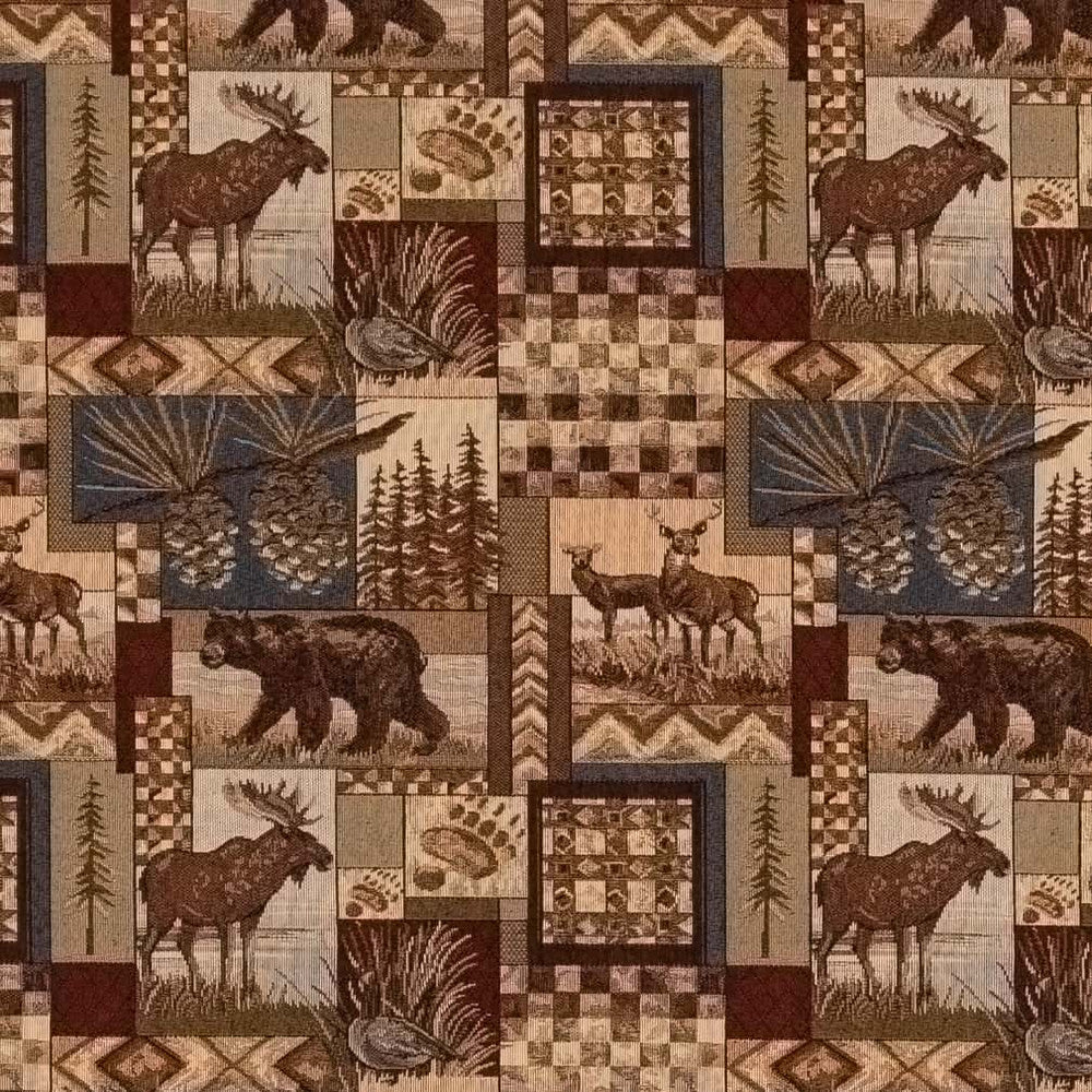 D2676 Maple by Charlotte Designer Fabric Novelty Tapestry 55% Cotton, 45% Polyester Asia Exceeds 34,000 Wyzenbeek Rubs </p><p>Repeat: Horizontal 13.5" x Vertical 14" 54 Inches - Swanky Fabrics -