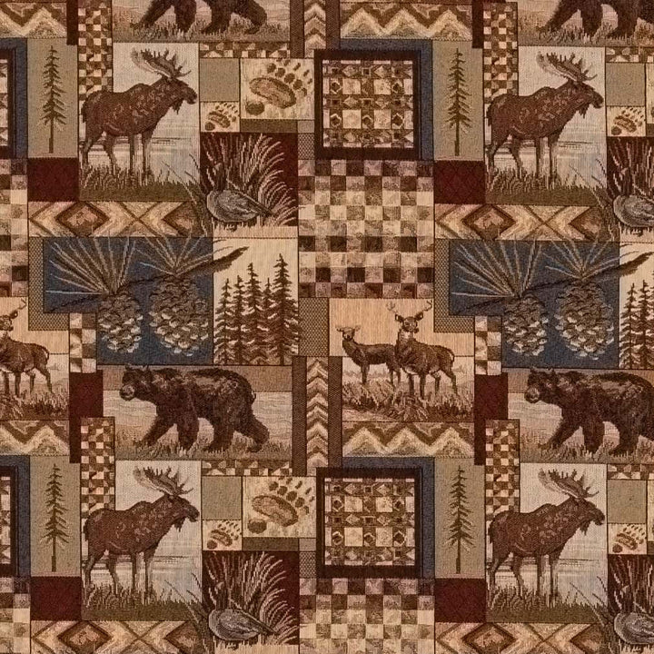 D2676 Maple by Charlotte Designer Fabric Novelty Tapestry 55% Cotton, 45% Polyester Asia Exceeds 34,000 Wyzenbeek Rubs </p><p>Repeat: Horizontal 13.5" x Vertical 14" 54 Inches - Swanky Fabrics -