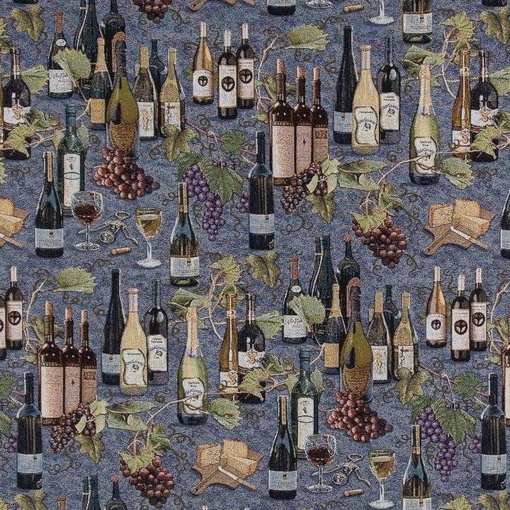 D2686 Vineyard by Charlotte Designer Fabric Novelty Tapestry 62% Cotton, 38% Polyester USA Exceeds 100,000 Wyzenbeek Rubs </p><p>Repeat: Horizontal 28" x Vertical 28" 54 Inches - Swanky Fabrics -