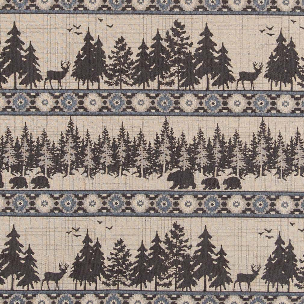 D2691 Forest Sky by Charlotte Designer Fabric Novelty Tapestry 55% Polyester, 45% Viscose Asia Exceeds 110,000 Wyzenbeek Rubs </p><p>Repeat: Horizontal 14" x Vertical 13.75" 54 Inches - Swanky Fabrics -