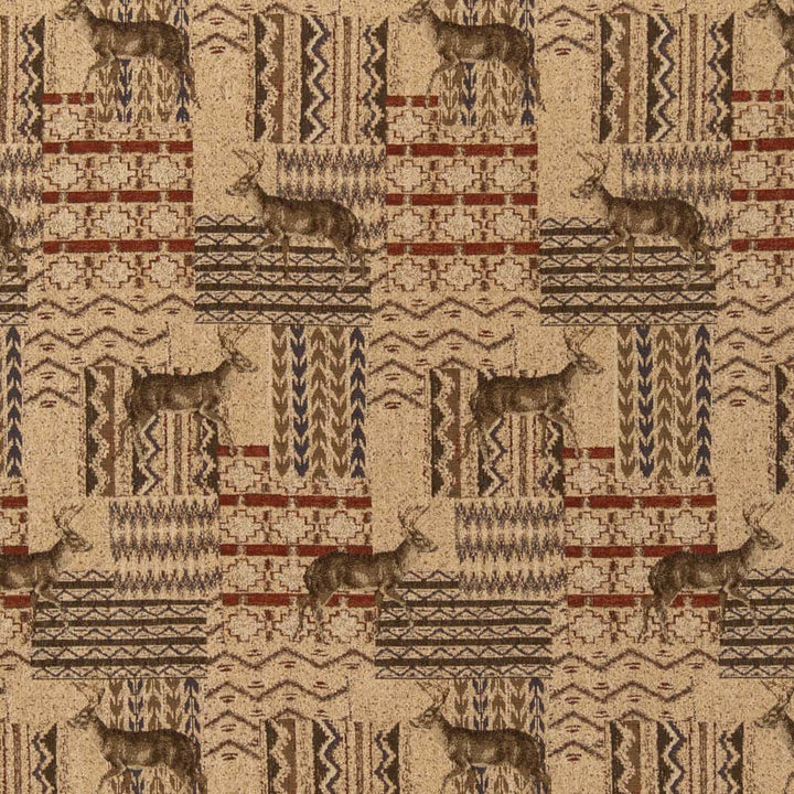 D2695 Whitetail by Charlotte Designer Fabric Novelty Tapestry 50% Acrylic, 40% Polyester, 10% Cotton Asia Exceeds 70,000 Wyzenbeek Rubs </p><p>Repeat: Horizontal 13.5" x Vertical 27" 54 Inches - Swanky Fabrics -