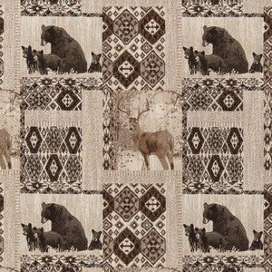 Charlotte Fabric D2696 Den Brownstone