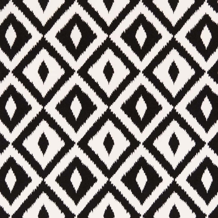 D2708 Black by Charlotte Designer Fabric Patio Prints II 100% Spun Polyester Asia Exceeds 60,000 Wyzenbeek Rubs </p><p>Repeat: Horizontal 4.5" x Vertical 4.5" 54 Inches - Swanky Fabrics -