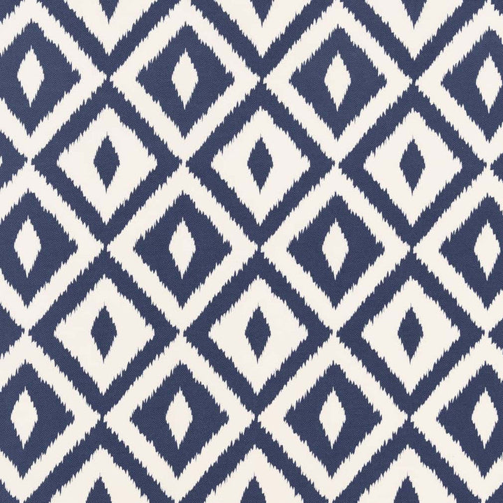 D2711 Denim by Charlotte Designer Fabric Patio Prints II 100% Spun Polyester Asia Exceeds 60,000 Wyzenbeek Rubs </p><p>Repeat: Horizontal 4.5" x Vertical 4.5" 54 Inches - Swanky Fabrics -