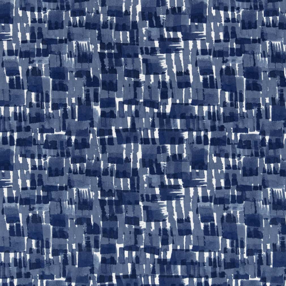 D2747 Ink by Charlotte Designer Fabric Patio Prints II 100% Spun Polyester Asia Exceeds 60,000 Wyzenbeek Rubs </p><p>Repeat: Horizontal 11" x Vertical 8.5" 54 Inches - Swanky Fabrics -