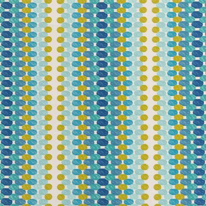 D2764 Ocean by Charlotte Designer Fabric Patio Prints II 100% Spun Polyester Asia Exceeds 60,000 Wyzenbeek Rubs </p><p>Repeat: Horizontal 13.5" x Vertical 1.5" 54 Inches - Swanky Fabrics -
