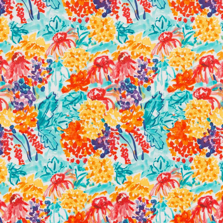 D2768 Summer by Charlotte Designer Fabric Patio Prints II 100% Spun Polyester Asia Exceeds 60,000 Wyzenbeek Rubs </p><p>Repeat: Horizontal 10.5" x Vertical 14.5" 54 Inches - Swanky Fabrics -