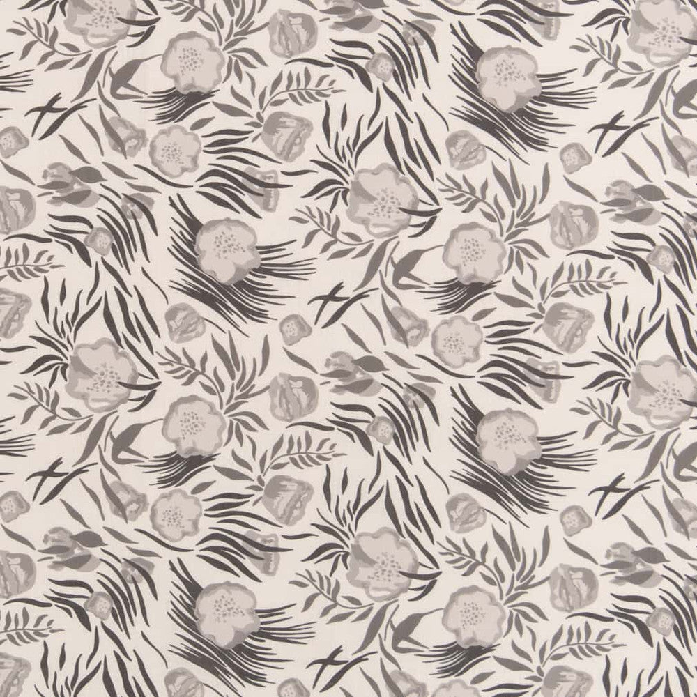 D2909 Graphite by Charlotte Designer Fabric Crypton Prints 100% Polyester Asia Exceeds 60,000 Wyzenbeek Rubs </p><p>Repeat: Horizontal 18" x Vertical 11.75" 54 Inches - Swanky Fabrics -
