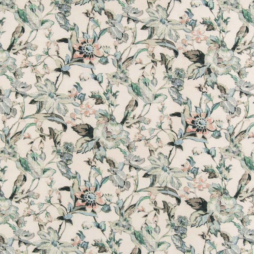 D2913 Seacrest by Charlotte Designer Fabric Crypton Prints 100% Polyester Asia Exceeds 60,000 Wyzenbeek Rubs </p><p>Repeat: Horizontal 27" x Vertical 17.75" 54 Inches - Swanky Fabrics -