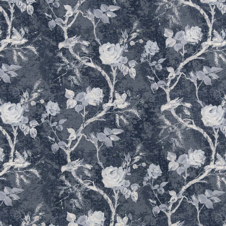 D2919 Bluebird by Charlotte Designer Fabric Crypton Prints 100% Polyester Asia Exceeds 60,000 Wyzenbeek Rubs </p><p>Repeat: Horizontal 27" x Vertical 16.75" 54 Inches - Swanky Fabrics -