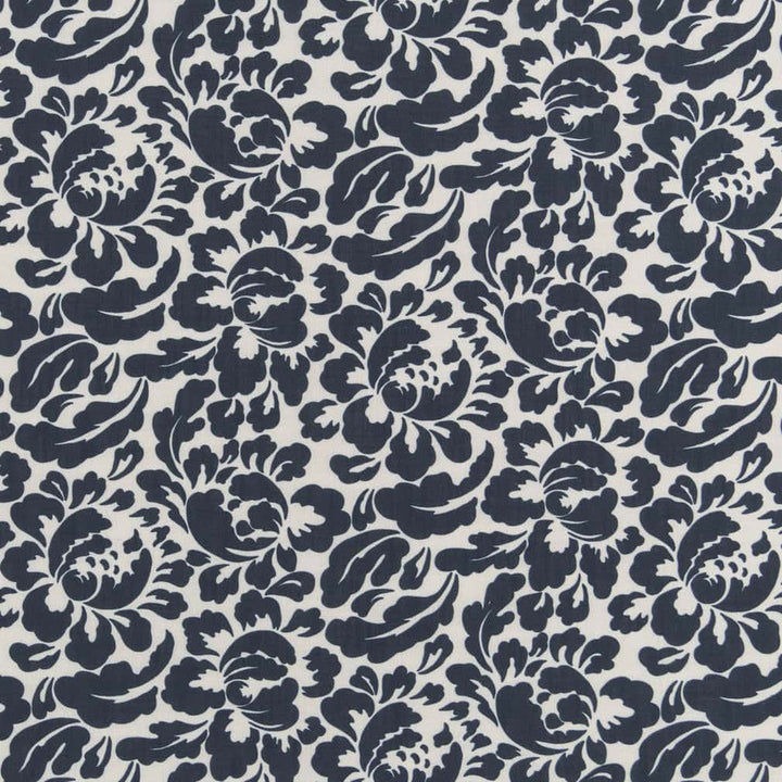 D2926 Navy by Charlotte Designer Fabric Crypton Prints 100% Polyester Asia Exceeds 60,000 Wyzenbeek Rubs </p><p>Repeat: Horizontal 18" x Vertical 11" 54 Inches - Swanky Fabrics -