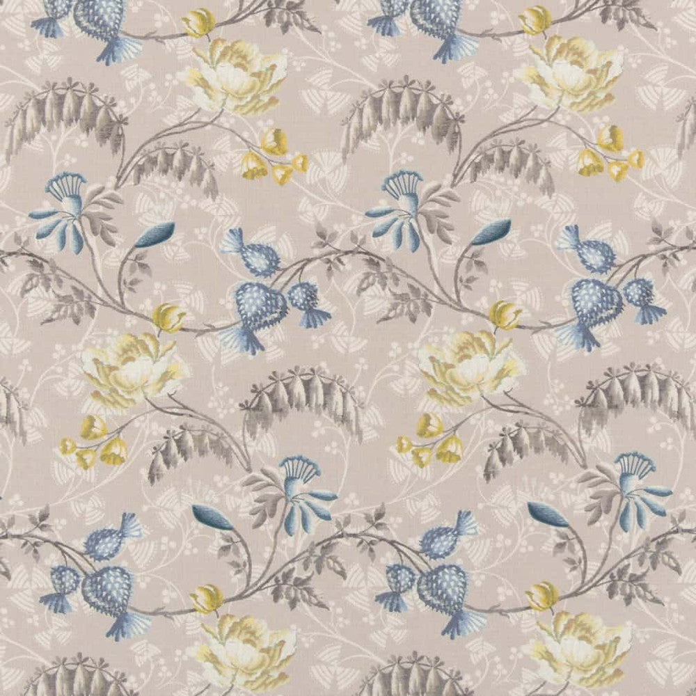 D2934 Daffodil by Charlotte Designer Fabric Crypton Prints 100% Polyester Asia Exceeds 60,000 Wyzenbeek Rubs </p><p>Repeat: Horizontal 11" x Vertical 18.5" 54 Inches - Swanky Fabrics -
