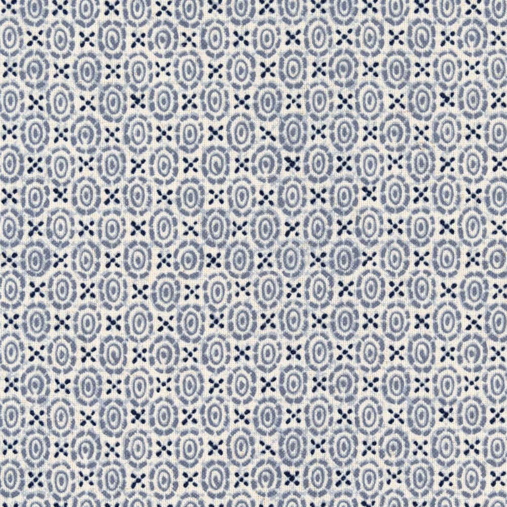 D2944 Cornflower by Charlotte Designer Fabric Crypton Prints 92% Polyester, 8% Linen Asia Exceeds 60,000 Wyzenbeek Rubs </p><p>Repeat: Horizontal 1.5" x Vertical 2" 54 Inches - Swanky Fabrics -