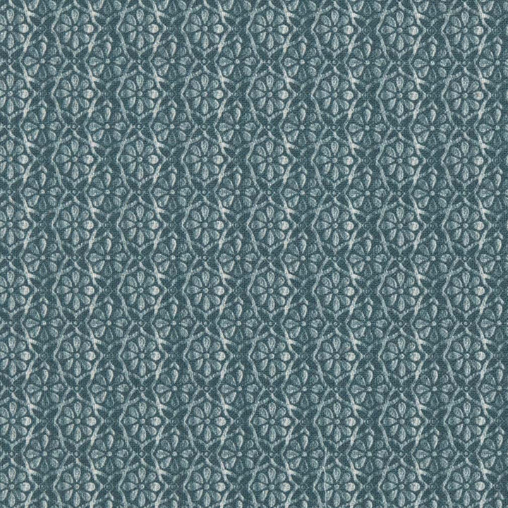 D2950 Teal by Charlotte Designer Fabric Crypton Prints 92% Polyester, 8% Linen Asia Exceeds 60,000 Wyzenbeek Rubs </p><p>Repeat: Horizontal 2" x Vertical 2" 54 Inches - Swanky Fabrics -