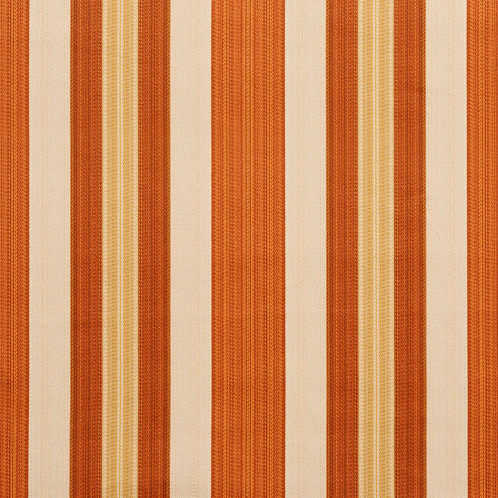 D304 Amber Noble Stripe by Charlotte Designer Fabric Old World Classics 70% Polyester, 30% Cotton Spain Exceeds 30,000 Wyzenbeek Rubs (Heavy Duty) Horizontal: 7" 54 Inches - Swanky Fabrics -