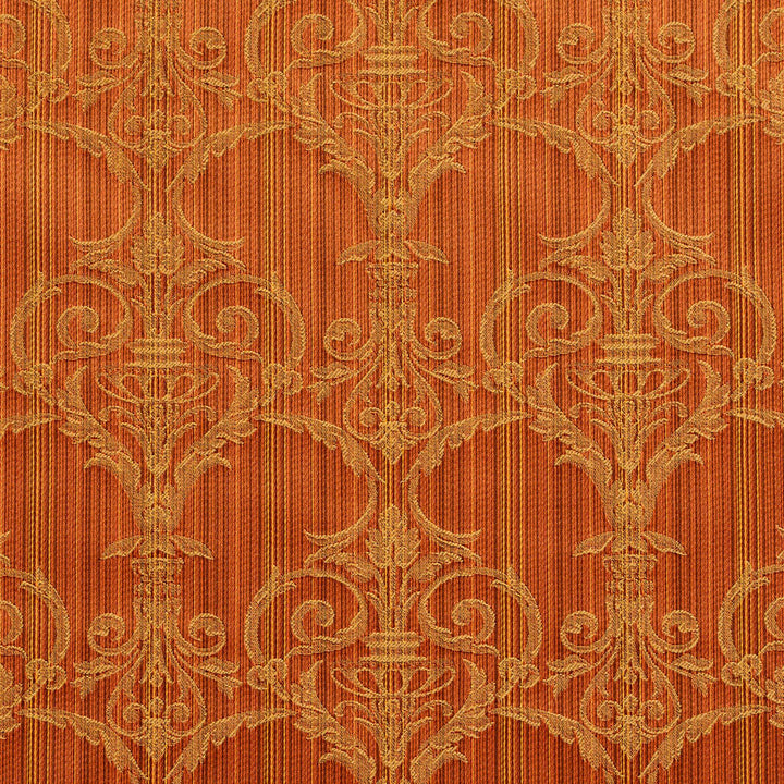 D309 Amber Victorian by Charlotte Designer Fabric Old World Classics 70% Polyester, 30% Cotton Spain Exceeds 30,000 Wyzenbeek Rubs (Heavy Duty) </p><p>Repeat: Horizontal: 7" x Vertical: 9" 54 Inches - Swanky Fabrics -