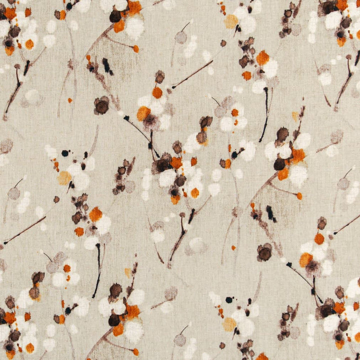 D3318 Autumn by Charlotte Designer Fabric Linen Prints 95% Polyester, 5% Linen Asia Exceeds 100,000 Wyzenbeek Rubs (Heavy Duty) </p><p>Repeat: Horizontal 27" x Vertical 27" 54 Inches - Swanky Fabrics -