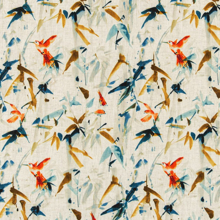 D3326 Fiesta by Charlotte Designer Fabric Linen Prints 95% Polyester, 5% Linen Asia Exceeds 100,000 Wyzenbeek Rubs (Heavy Duty) </p><p>Repeat: Horizontal 13.5" x Vertical 12.5" 54 Inches - Swanky Fabrics -