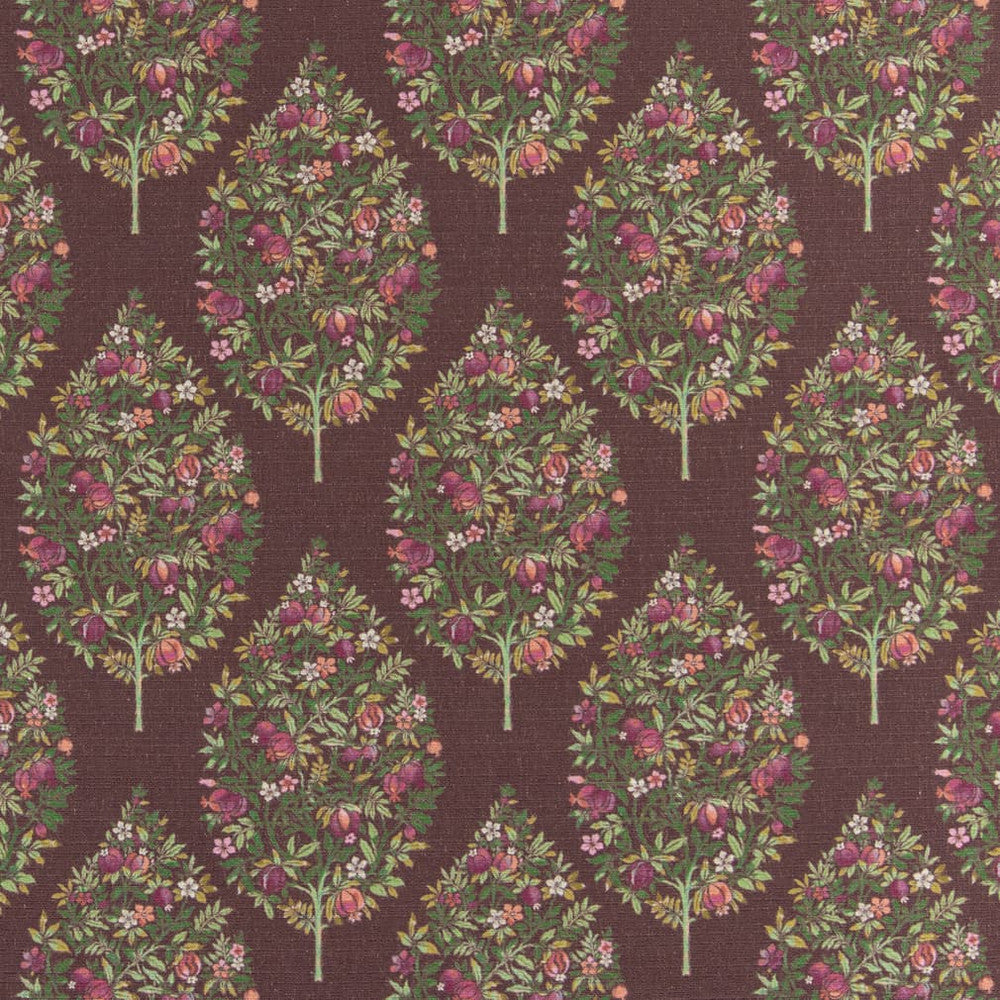 D3340 Wine by Charlotte Designer Fabric Linen Prints 91% Polyester, 9% Linen Asia Exceeds 100,000 Wyzenbeek Rubs (Heavy Duty) </p><p>Repeat: Horizontal 11" x Vertical 14.5" 54 Inches - Swanky Fabrics -