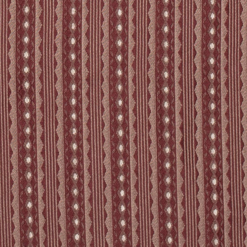D4075 by Charlotte Designer Fabric Heirloom 100% Polyester Asia Exceeds 100,000 Wyzenbeek Rubs (Heavy Duty) Horizontal 1.75" 54 Inches - Swanky Fabrics -