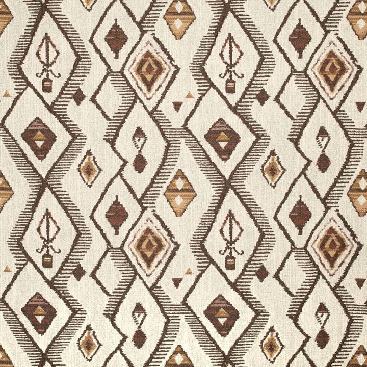D4126 by Charlotte Designer Fabric Cultural Motifs 100% Polyester Asia Exceeds 80,000 Wyzenbeek Rubs (Heavy Duty) Horizontal 14" x Vertical 14.5" 54 Inches - Swanky Fabrics -