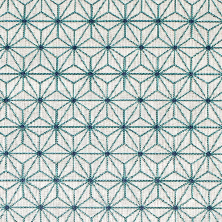 D4314 Lagoon by Charlotte Fabric Vibrant Wovens II 100% Solution Dyed Polyester, Waterproof Backing Asia Exceeds 100,000 Wyzenbeek Rubs (Heavy Duty) Horizontal 2.5" x Vertical 1.5" 54 Inches - Fabric Carolina -