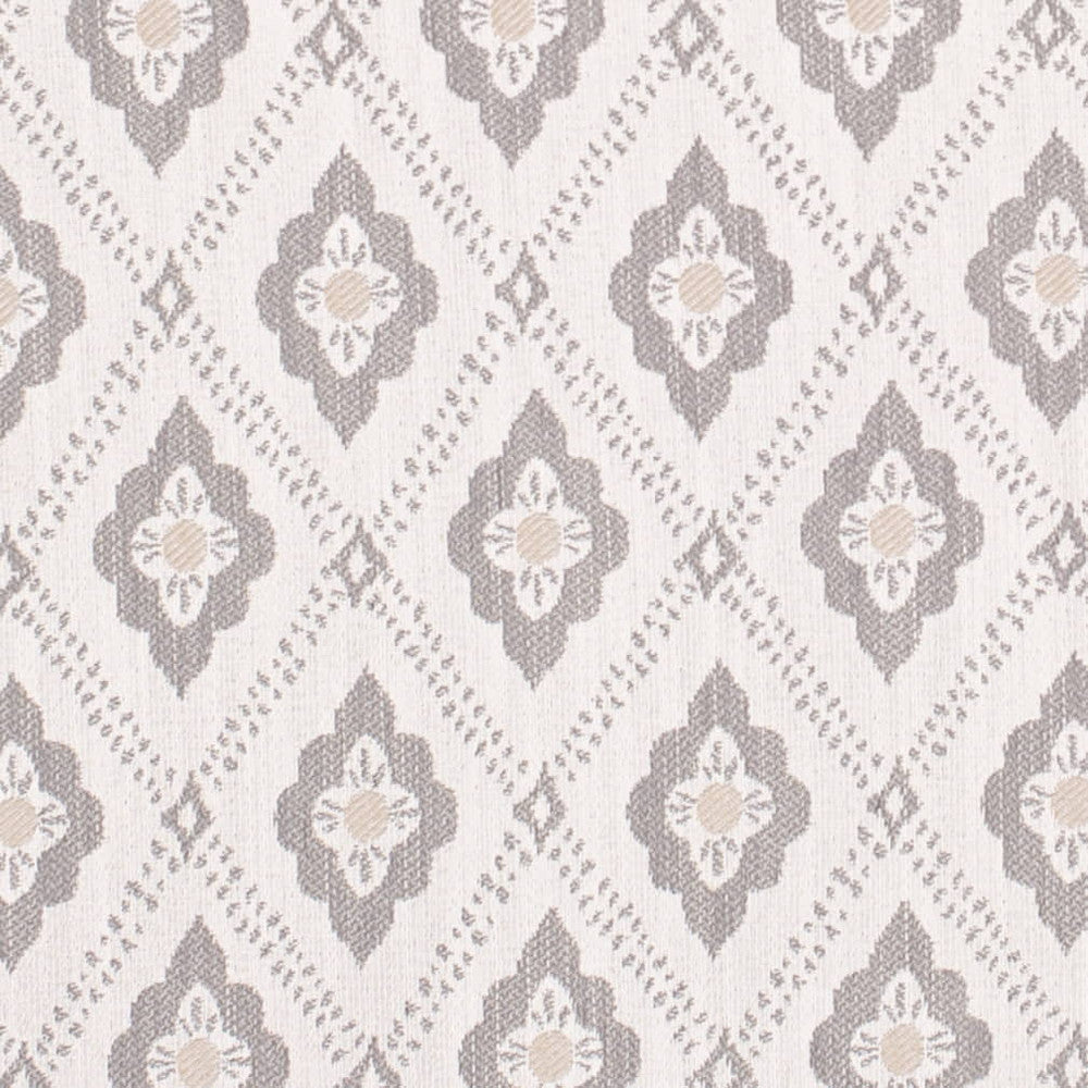 D4342 Fog by Charlotte Fabric Vibrant Wovens II 100% Solution Dyed Polyester, Waterproof Backing Asia Exceeds 100,000 Wyzenbeek Rubs (Heavy Duty) Horizontal 3" x Vertical 4.5" 54 Inches - Fabric Carolina -