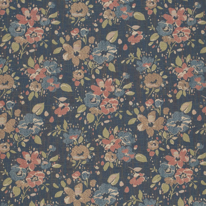D4392 Blue by Charlotte Fabric Tapestry Classics III 100% Polyester Asia Exceeds 90,000 Wyzenbeek Rubs (Heavy Duty) Horizontal 15" x Vertical 15" 54 Inches - Fabric Carolina -