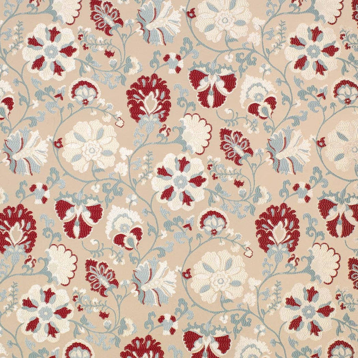 D4405 Eve Cardinal by Charlotte Designer Fabric Vintage Damask 100% Polyester Asia Exceeds 100,000 Wyzenbeek Rubs (Heavy Duty) </p><p>Repeat: Horizontal 14.5" x Vertical 14.75" 54 Inches - Swanky Fabrics -
