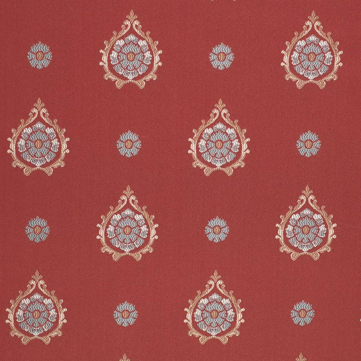 D4416 Aurora Garnet by Charlotte Designer Fabric Vintage Damask 100% Polyester Asia </p><p>Repeat: Horizontal 7.5" x Vertical 7" 54 Inches - Swanky Fabrics -
