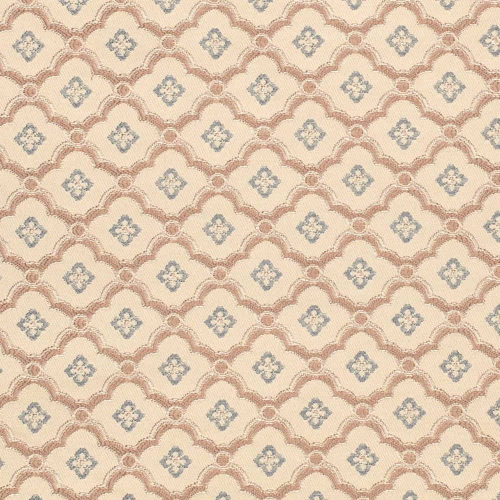 D4442 Mae Chambray by Charlotte Designer Fabric Vintage Damask 100% Polyester Asia </p><p>Repeat: Horizontal 2" x Vertical 2" 54 Inches - Swanky Fabrics -