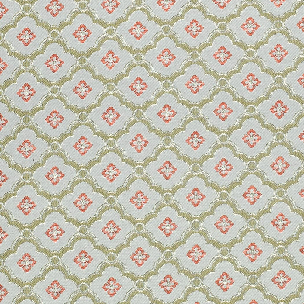 D4443 Mae Aqua by Charlotte Designer Fabric Vintage Damask 100% Polyester Asia </p><p>Repeat: Horizontal 2" x Vertical 2" 54 Inches - Swanky Fabrics -
