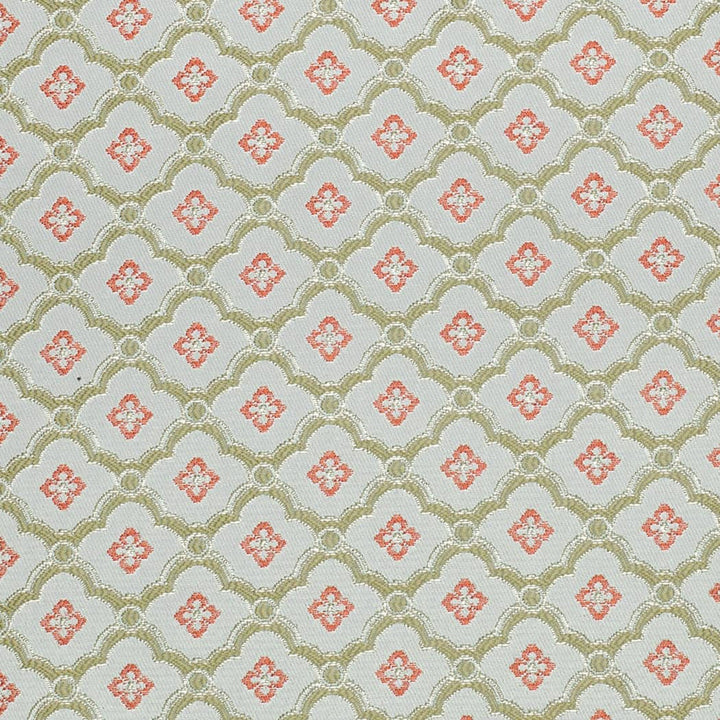 D4443 Mae Aqua by Charlotte Designer Fabric Vintage Damask 100% Polyester Asia </p><p>Repeat: Horizontal 2" x Vertical 2" 54 Inches - Swanky Fabrics -