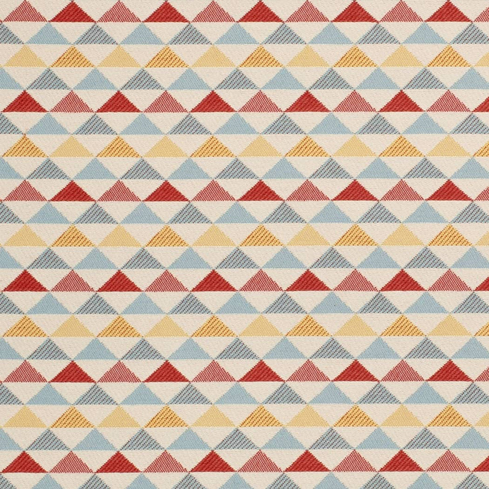 D4545 Oasis Poppy by Charlotte Designer Fabric Veranda II 71% Polypropylene, 29% Polyester Mexico </p><p>Repeat: Horizontal 2" x Vertical 3.75" 54 Inches - Swanky Fabrics -