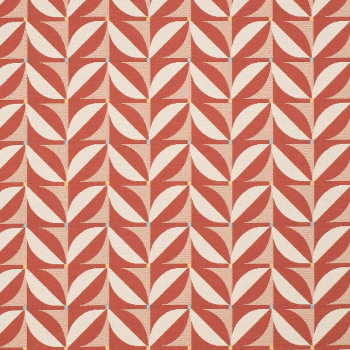 D4550 Patio Poppy by Charlotte Designer Fabric Veranda II 71% Polypropylene, 29% Polyester Mexico </p><p>Repeat: Horizontal 3.75" x Vertical 3.75" 54 Inches - Swanky Fabrics -