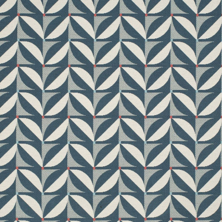 D4551 Patio Marine by Charlotte Designer Fabric Veranda II 71% Polypropylene, 29% Polyester Mexico </p><p>Repeat: Horizontal 3.75" x Vertical 3.75" 54 Inches - Swanky Fabrics -