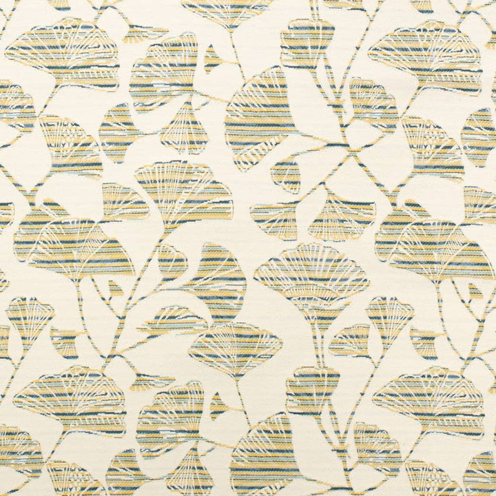 D4557 Ginkgo Sun by Charlotte Designer Fabric Veranda II 71% Polypropylene, 29% Polyester Mexico </p><p>Repeat: Horizontal 11" x Vertical 11" 54 Inches - Swanky Fabrics -
