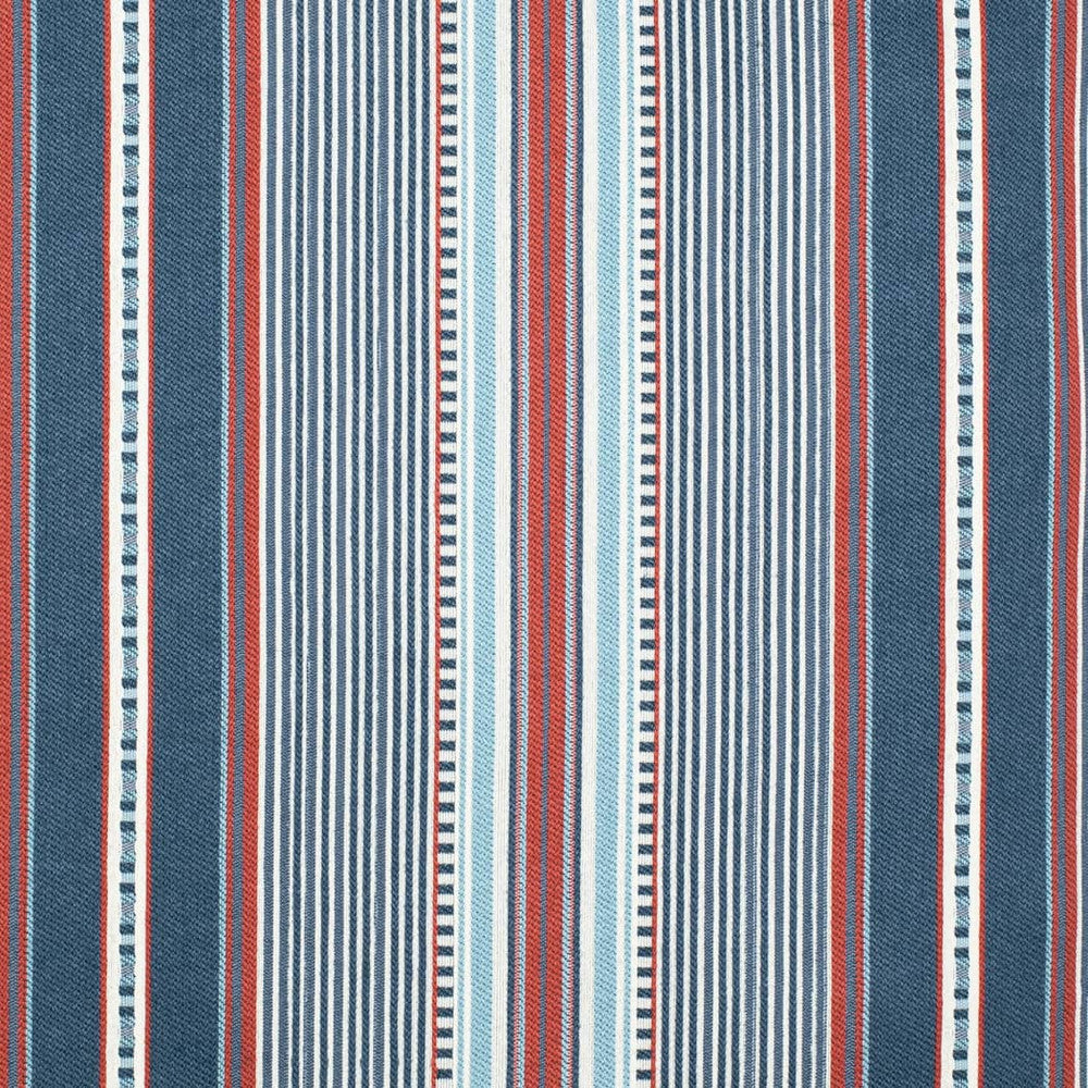 D4565 Terrace Marine by Charlotte Designer Fabric Veranda II 71% Polypropylene, 29% Polyester Mexico </p><p>Repeat: Horizontal 10" 54 Inches - Swanky Fabrics -