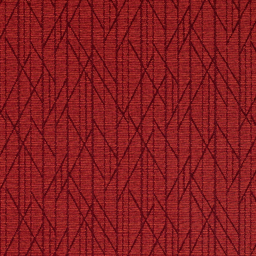 D4607 Cardinal by Charlotte Designer Fabric Contract Collective 100% Polyester USA Exceeds 100,000 Wyzenbeek Rubs (Heavy Duty) Horizontal 4.75" x Vertical 5.75" 54 Inches - Swanky Fabrics -