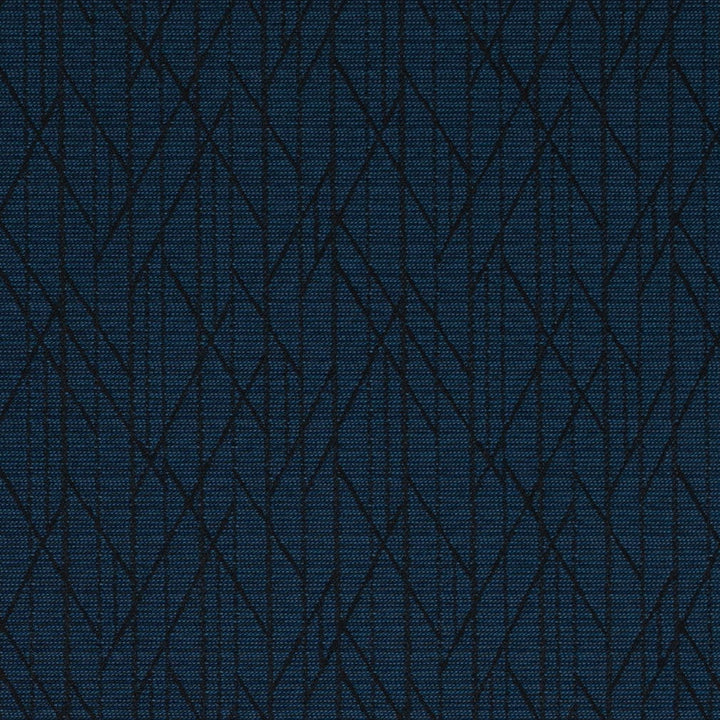 D4609 Midnight by Charlotte Designer Fabric Contract Collective 100% Polyester USA Exceeds 100,000 Wyzenbeek Rubs (Heavy Duty) Horizontal 4.75" x Vertical 5.75" 54 Inches - Swanky Fabrics -
