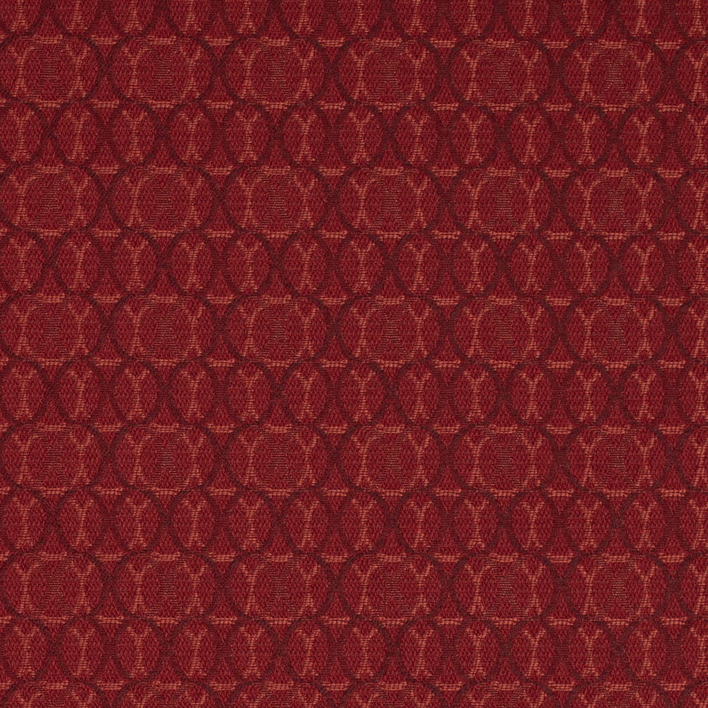 D4620 Ruby by Charlotte Designer Fabric Contract Collective 100% Polyester USA Exceeds 100,000 Wyzenbeek Rubs (Heavy Duty) Horizontal 1.5" x Vertical 1.75" 54 Inches - Swanky Fabrics -