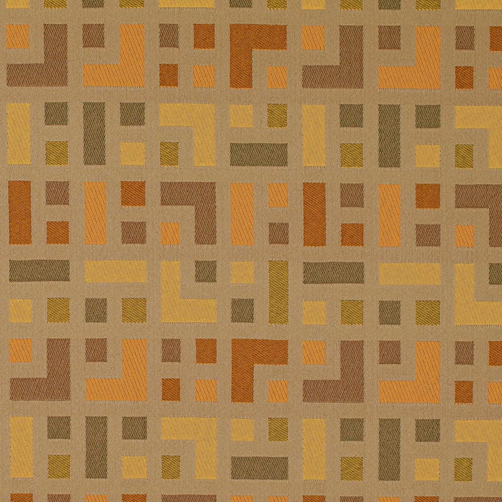D4636 Mustard by Charlotte Designer Fabric Contract Collective 100% Polyester USA Exceeds 100,000 Wyzenbeek Rubs (Heavy Duty) Horizontal 9.5" x Vertical 10" 54 Inches - Swanky Fabrics -