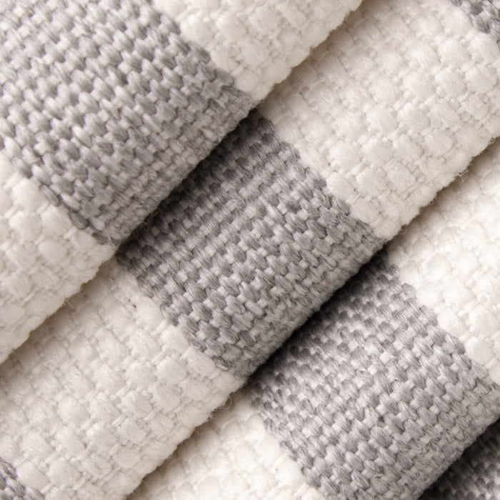 Value Stripes Fog D5098 by Charlotte Fabrics Fabric Charlotte Fabrics Fabric Value Stripes 100% Polypropylene USA Horizontal 1.75" 54"  - Fabric Carolina - 