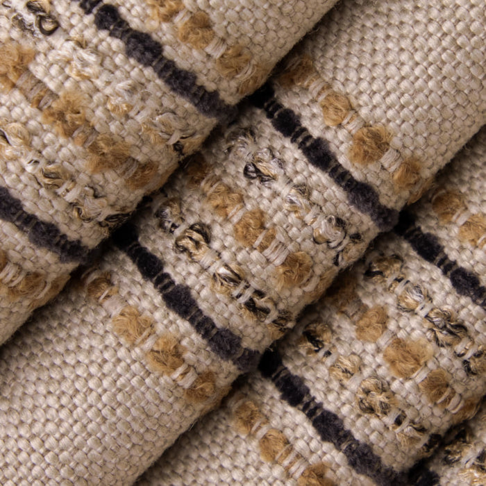 Value Stripes Sepia D5109 by Charlotte Fabrics Fabric Charlotte Fabrics Fabric Value Stripes 94% Polypropylene, 4% Recycled Polyester, 2% Polyester USA Horizontal 2.75" 54"  - Fabric Carolina - 