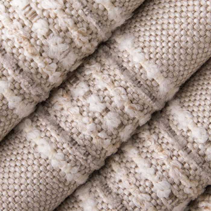 Value Stripes Pebble D5110 by Charlotte Fabrics Fabric Charlotte Fabrics Fabric Value Stripes 94% Polypropylene, 4% Recycled Polyester, 2% Polyester USA Horizontal 2.75" 54"  - Fabric Carolina - 