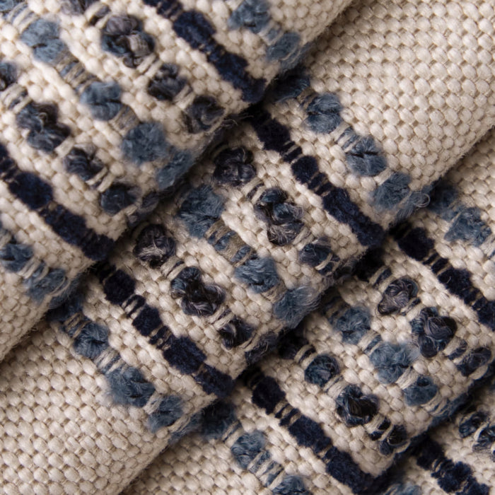 Value Stripes Blueberry D5112 by Charlotte Fabrics Fabric Charlotte Fabrics Fabric Value Stripes 94% Polypropylene, 4% Recycled Polyester, 2% Polyester USA Horizontal 2.75" 54"  - Fabric Carolina - 