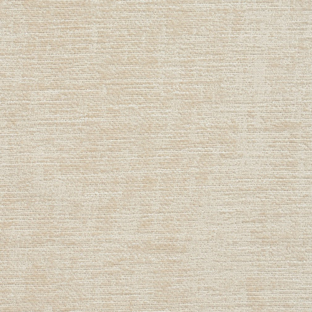 D670 Ivory by Charlotte Designer Fabric Chenille Textures 87% Polyester, 13% Rayon Asia Exceeds 60,000 Wyzenbeek Rubs (Heavy Duty) No Repeat 54 Inches - Swanky Fabrics -